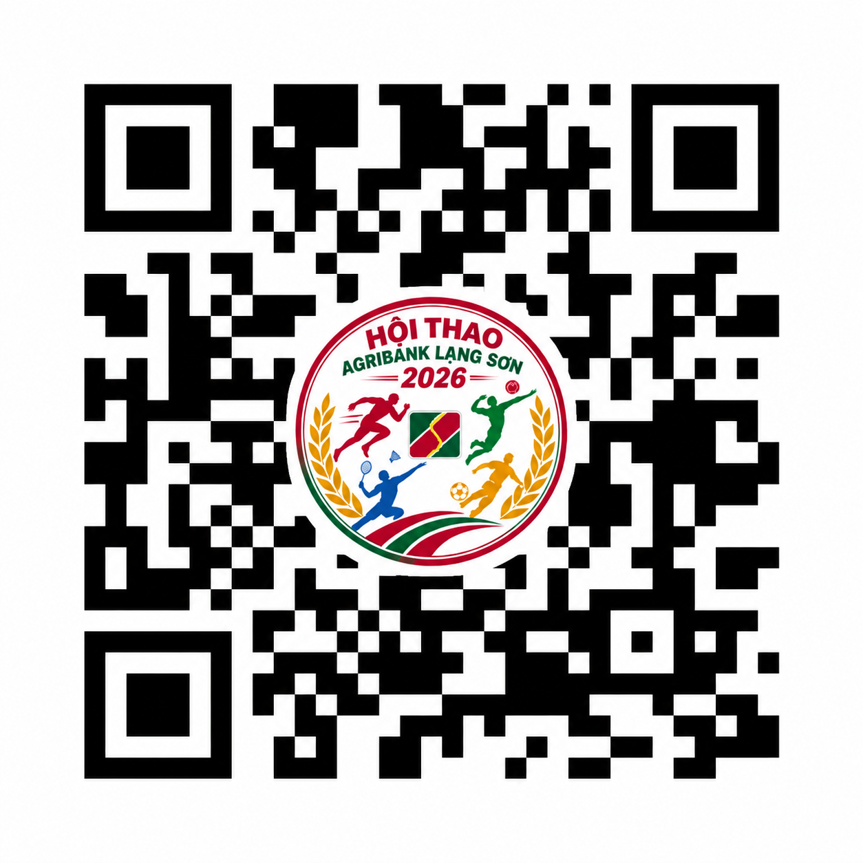 Mã QR Hội thao Agribank Lạng Sơn 2026, quét để truy cập website